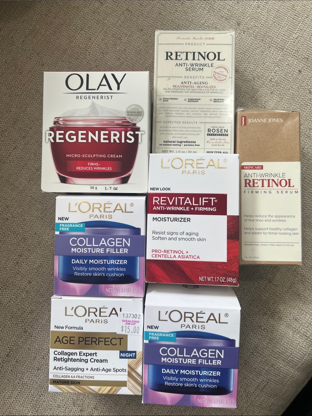 Bundle -assortment of skincare